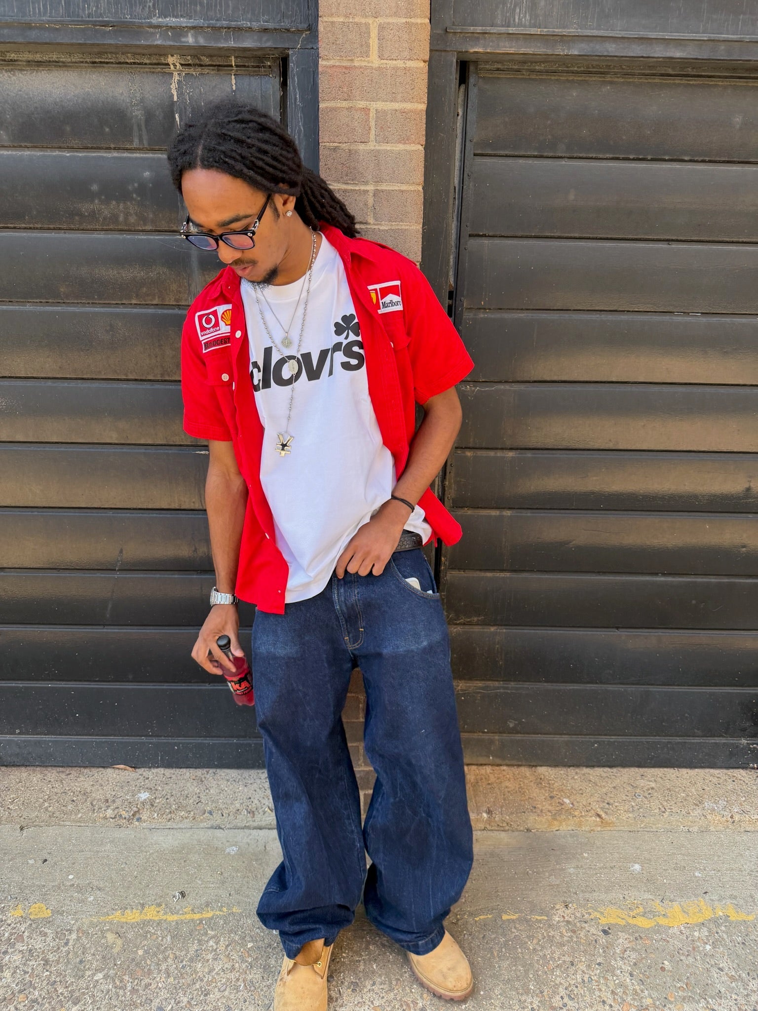 WHITE LOGO TEE