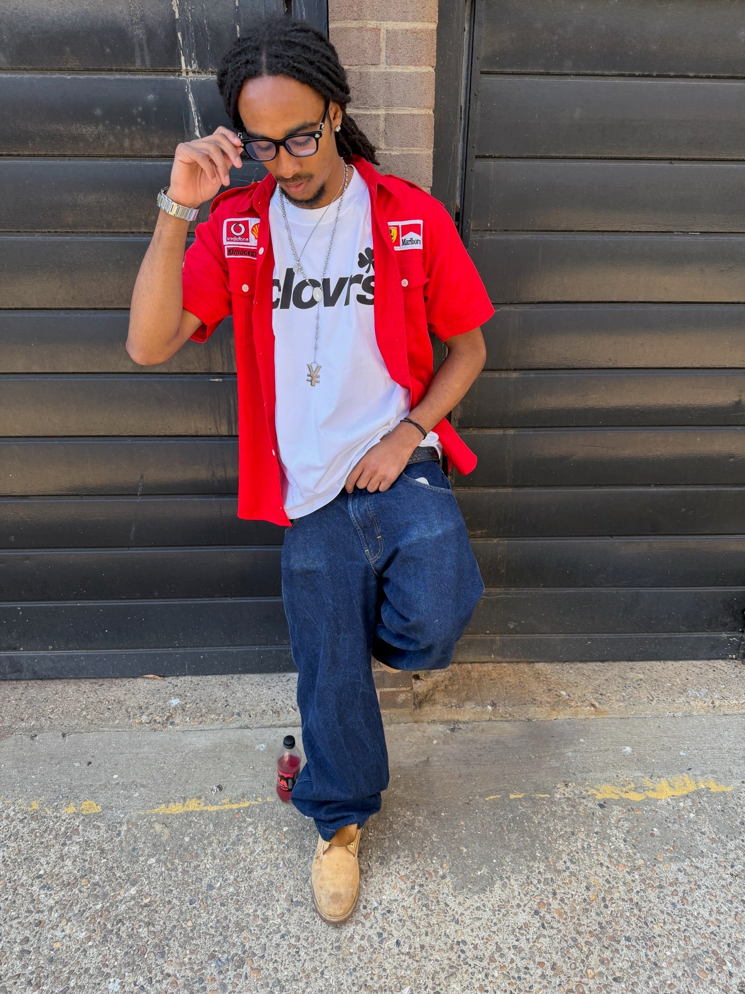 WHITE LOGO TEE