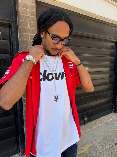 WHITE LOGO TEE